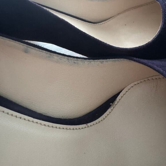 EUC Prada Milano Suede Platform Pumps in Violet Purple - Picture 8 of 14